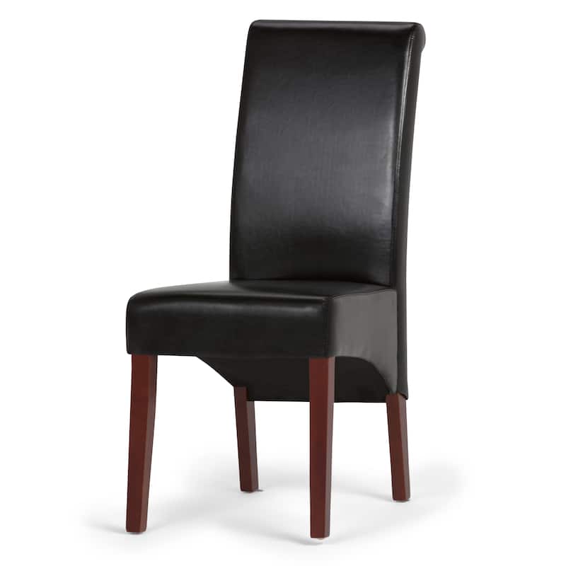 WYNDENHALL Franklin Transitional Deluxe Parson Dining Chair (Set of 2) - 17.7"w x 19.7"d x 40.2"h