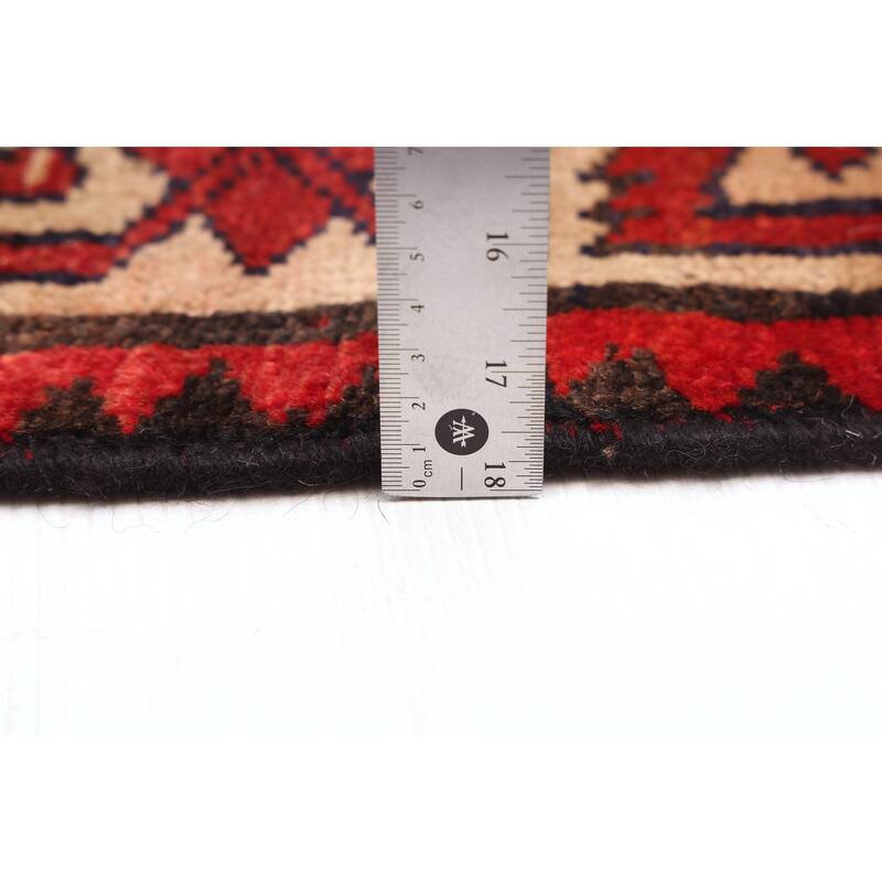 ECARPETGALLERY Hand-knotted Melis Vintage Red Wool Rug - 4'9 x 6'4