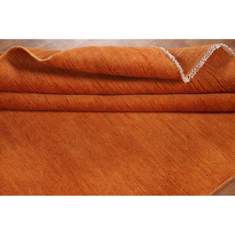 Modern Gabbeh Oriental Area Rug Handmade Living Roomwool Carpet - 4'8" x 6'7"