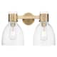 Option Brushed Brass, Clear