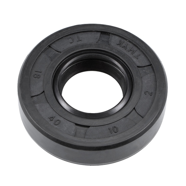 Oil Seal, TC 18mm x 40mm x 10mm, Nitrile Rubber Cover Double Lip - 18mmx40mmx10mm