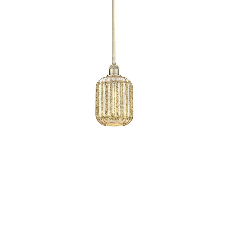 Innovations Lighting 616-1S-12-7 Preston Pendant Preston 7" Wide Mini - Antique Brass / Mercury