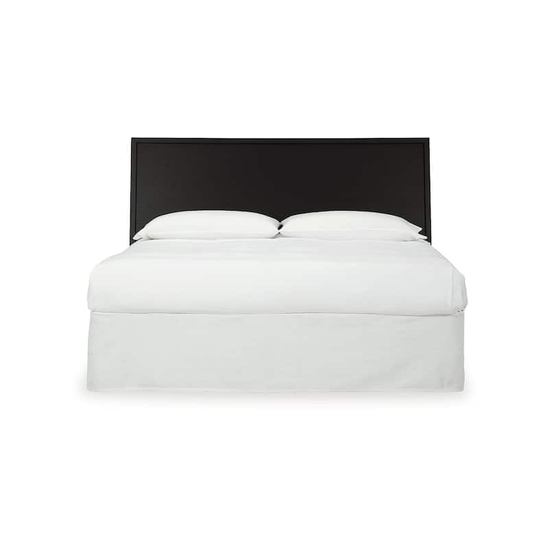 Signature Design by Ashley Danziar Black King Panel Headboard