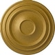 preview thumbnail 44 of 122, 24 3/8"OD x 1 1/2"P Traditional Ceiling Medallion Pharaohs Gold