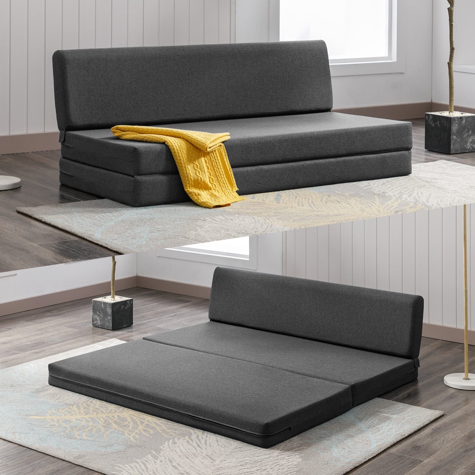 Foldable cheap sleeper couch