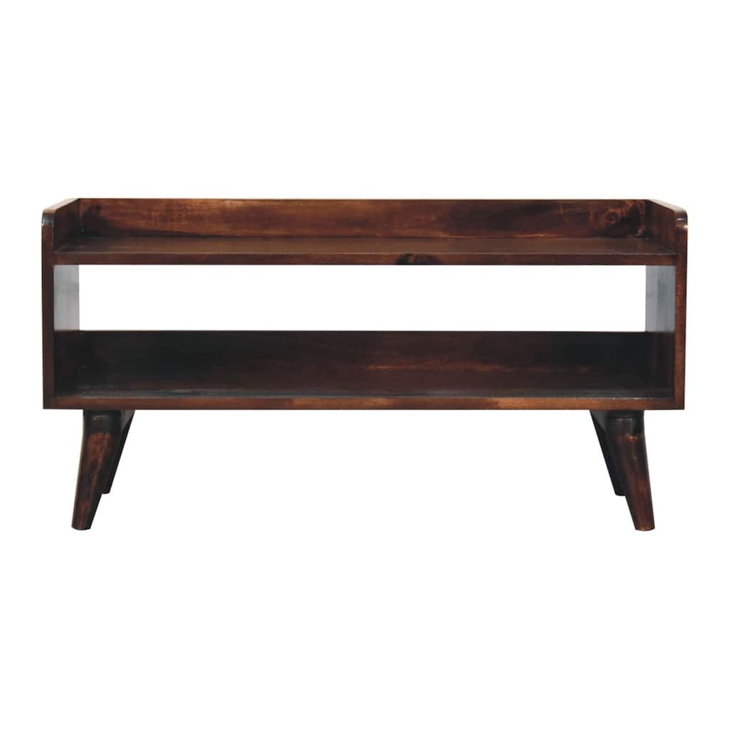 Artisan Furniture Solid Wood California Walnut Nordic Storage Bench