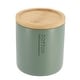 preview thumbnail 35 of 63, Sleek Cotton Pad Holder - Polyresin Bathroom Storage Container with Bamboo Lid - 4 L x 4 W x 4.6H