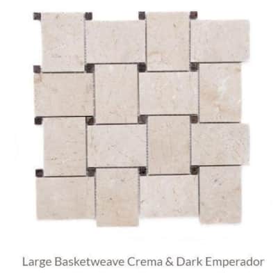 The Tile Life Santorini 3.31x2.31 Crema Marble Floor & Wall Tile