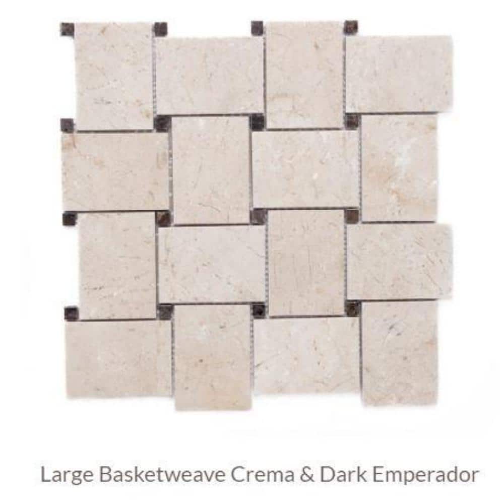 The Tile Life Santorini 3.31x2.31 Crema Marble Floor & Wall Tile
