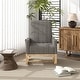 preview thumbnail 24 of 34, VECELO Upholstered Rocking Chair Padded Seat with Pocket and USB Port, Rocking Chair Nursery Rocker
