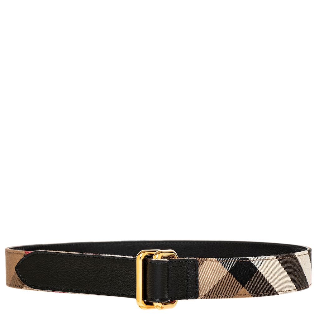 Burberry Reversible Check Belt
