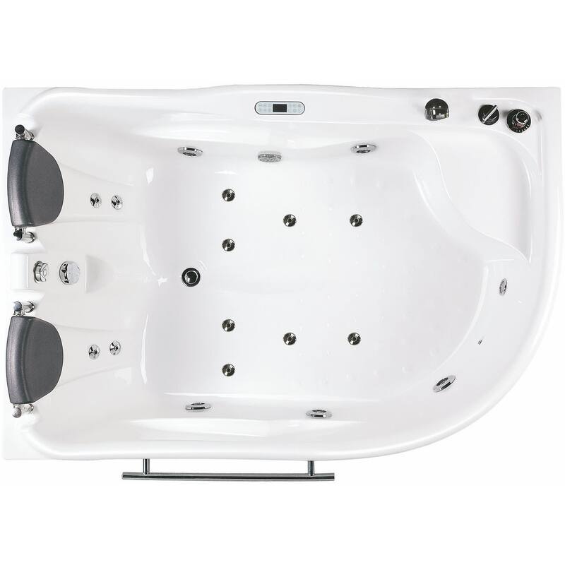 Eago 47-1/4" Soaking Bathtub for Corner Installations with Right Drain