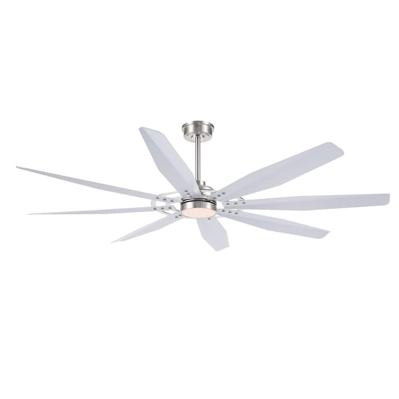 MLiAN 60/72 inch 8 Blades Indoor LED Ceiling Fan with Remote control