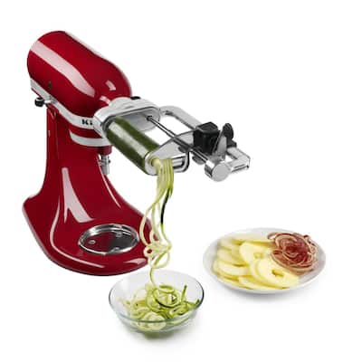 KitchenAid 7 Blade Spiralizer Plus Attachment with Peel, Core and Slice Capabilities