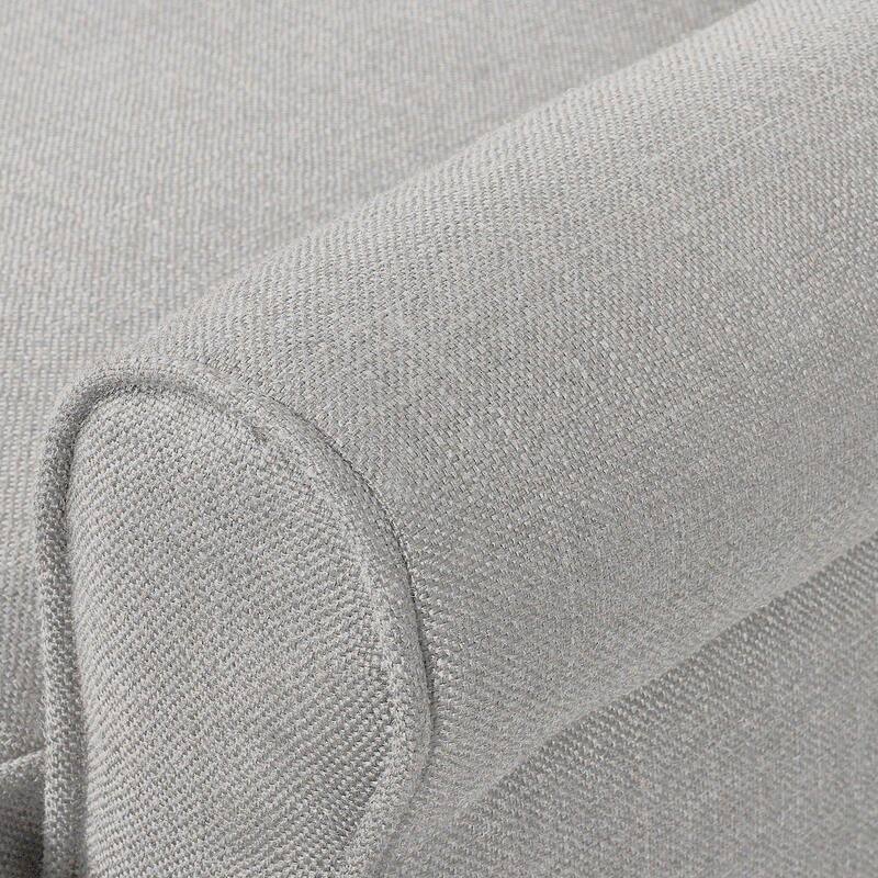 Serta Copenhagen 73" Sofa Couch for Two People, Pillowed Back Cushions and Rounded Arms, Durable Modern Upholstered Fabric