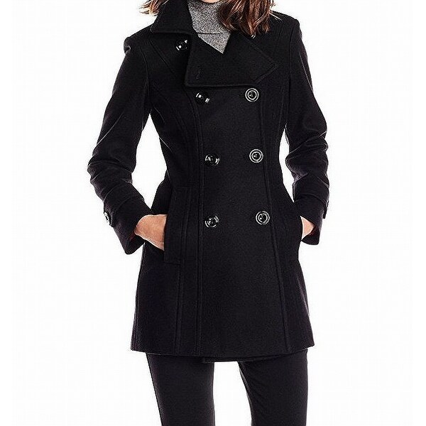anne klein black coat