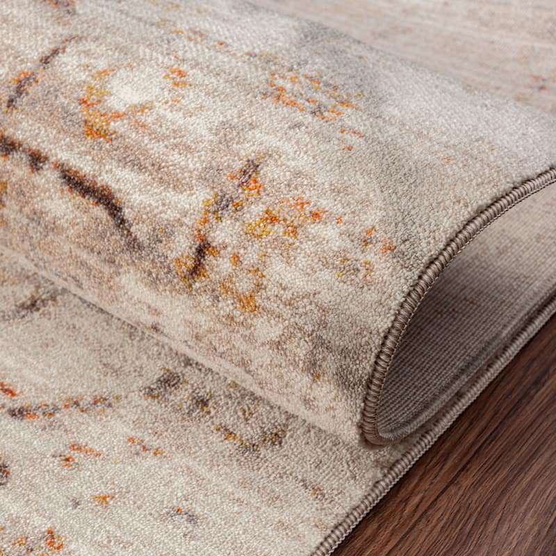 Desert Sands/Rust Traditional Area Rug