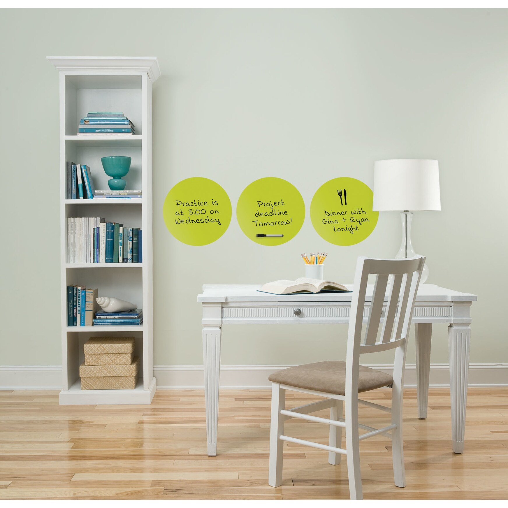 Shop Brewster Twpe0830 13 Diameter Dry Erase Dots Self Adhesive Repositionable Vinyl Wall Decal Set Of 6 Free Shipping On Orders Over 45 Overstock 16454986