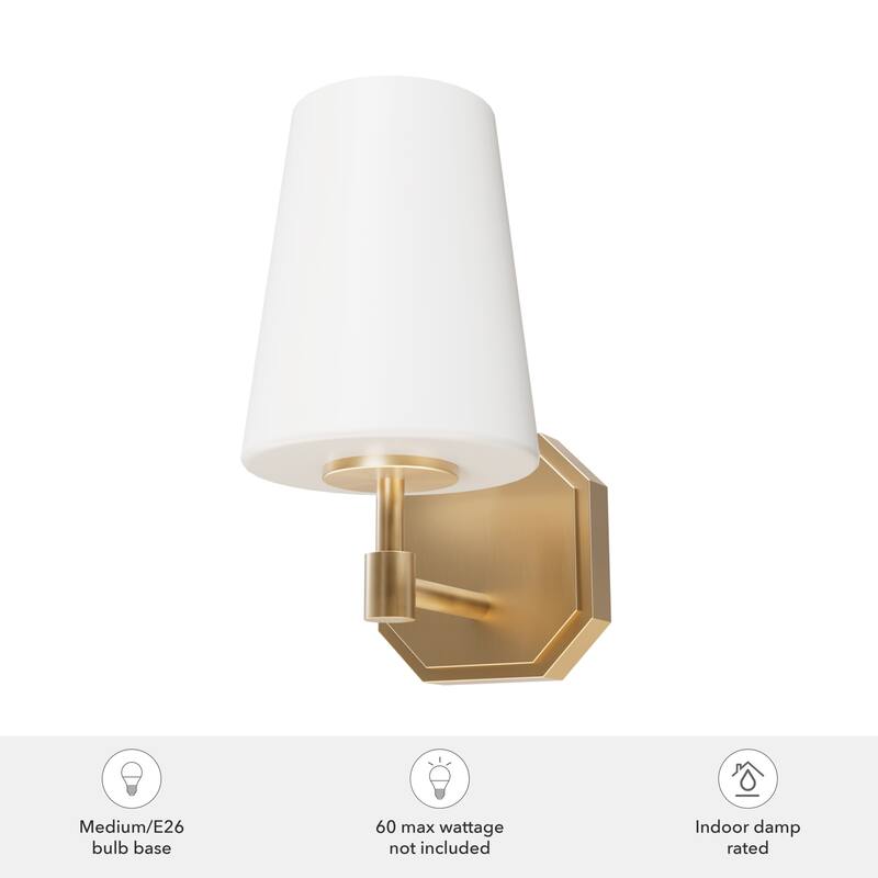 Hunter Nolita 1 Light Wall Sconce - Contemporary, Transitional