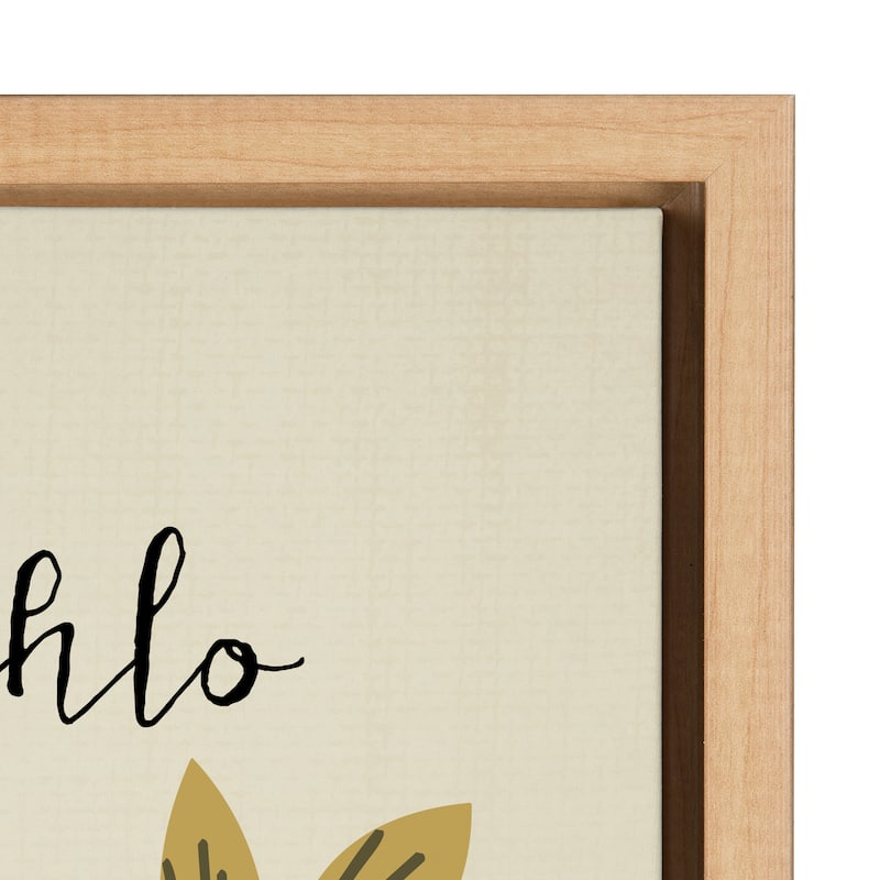DesignOvation Sylvie Frida Cathlo Framed Canvas by Mia Charro