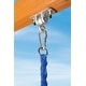 preview thumbnail 8 of 12, Gorilla Playsets Round Orbit Swing with Nylon Ropes