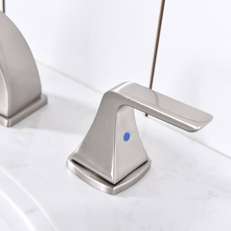 Proox 2 Handles 8inch widespread Bathroom Sink Faucet w/ Pop Up Drain