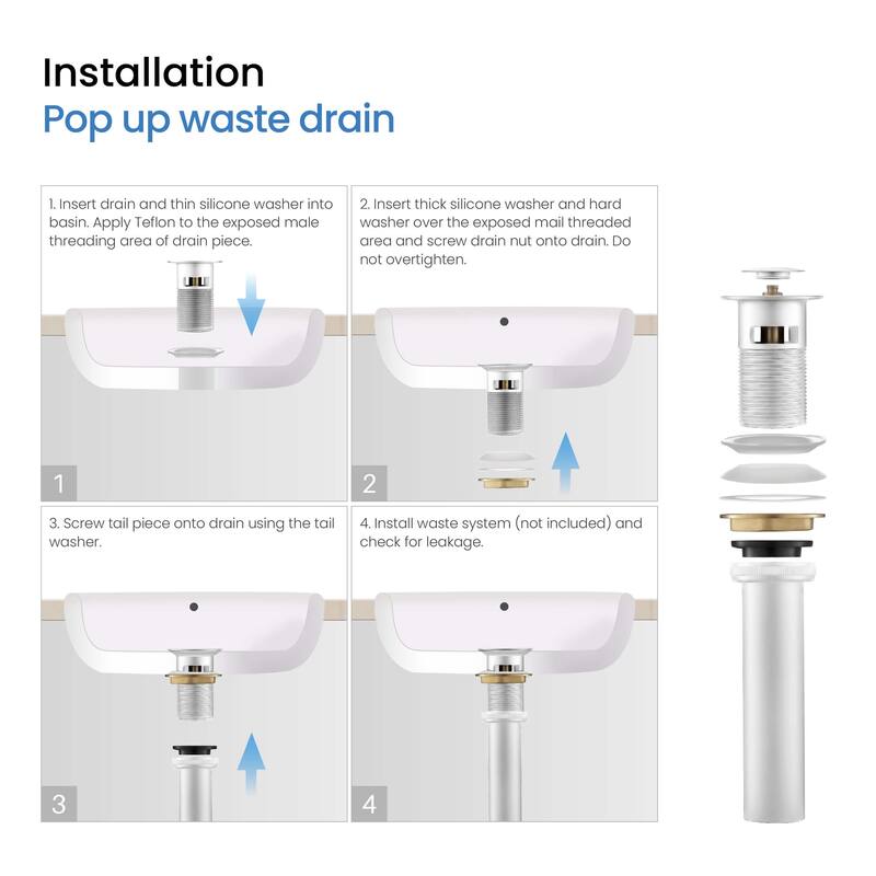 Lead Free Single Handle Bathroom Faucet with Water Hose