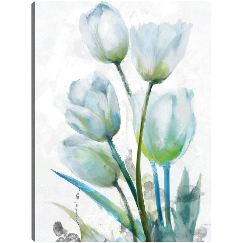 Tulip Gathering I By Studio Arts Canvas Art Print