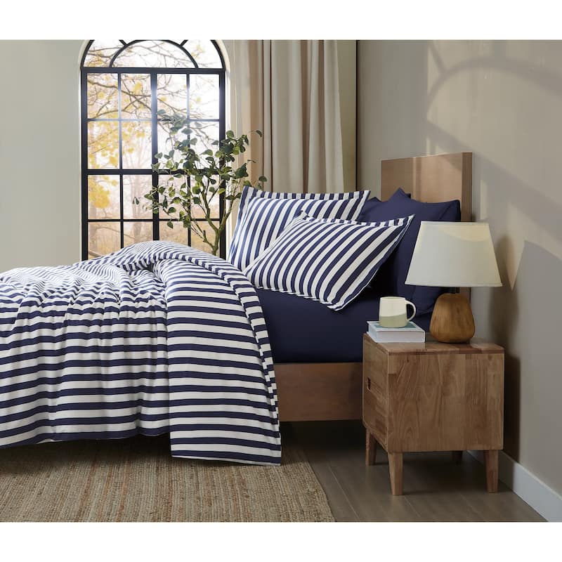 Brooklyn Loom Levi Stripe 3 Piece Comforter Set