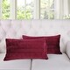 preview thumbnail 50 of 48, Agnew Pleated Velvet Decorative Throw Pillow Cover Set, NO INSERT
