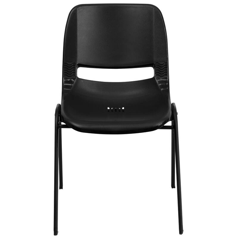 Ergonomic Shell Stack Chair with 16'' Seat Height