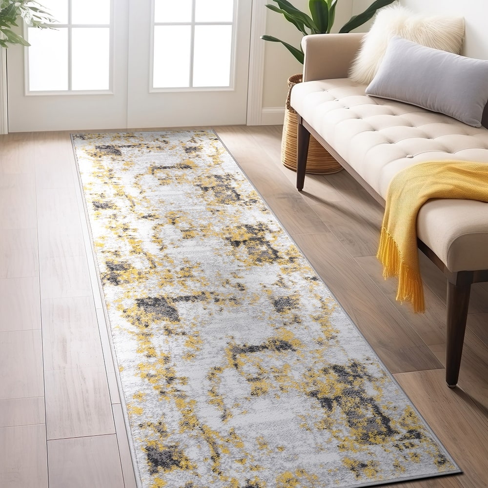 Contemporary Chic Abstract Design Area Rug