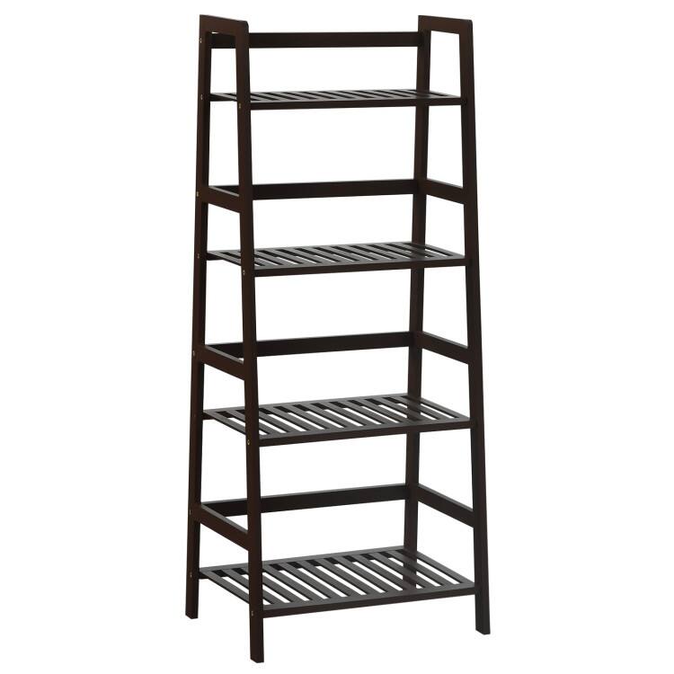 4-Tier Plant Rack with Guardrails Stable and Space-Saving for Home - 19" x 12.5" x 45"