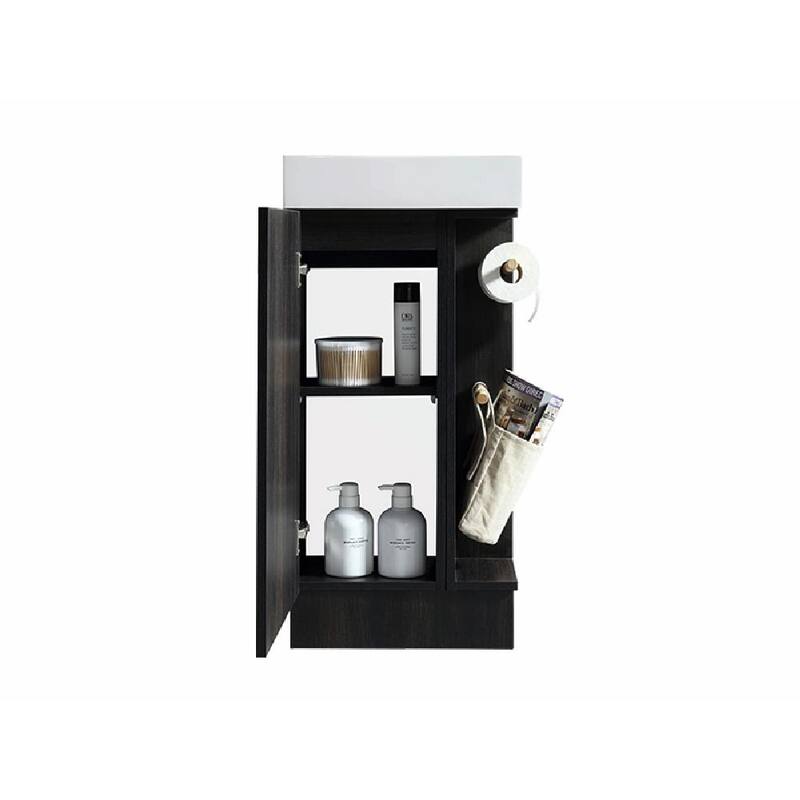 16-Inch Bathroom Vanity Sink Combo for Small Spaces
