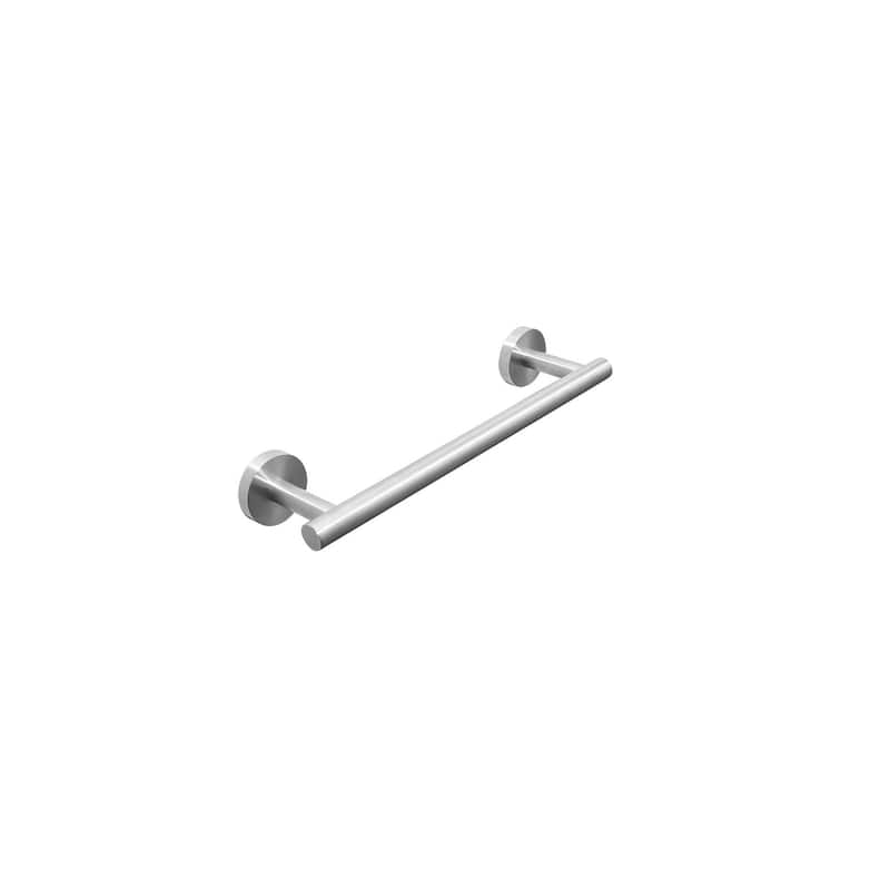 8-Piece Stainless Steel Wall Mounted Bathroom Hardware Set - Brushed nickel