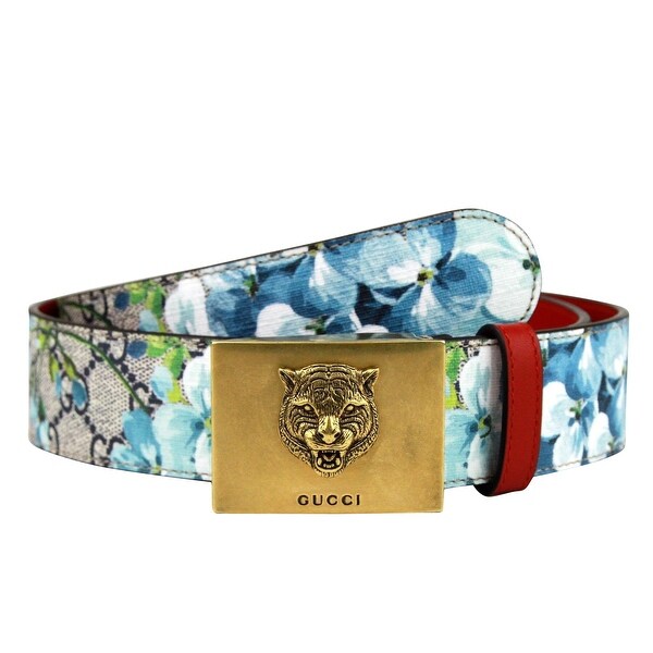 tiger print gg supreme belt