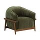 preview thumbnail 2 of 4, Piedmont Upcycled Chenille Accent Chair