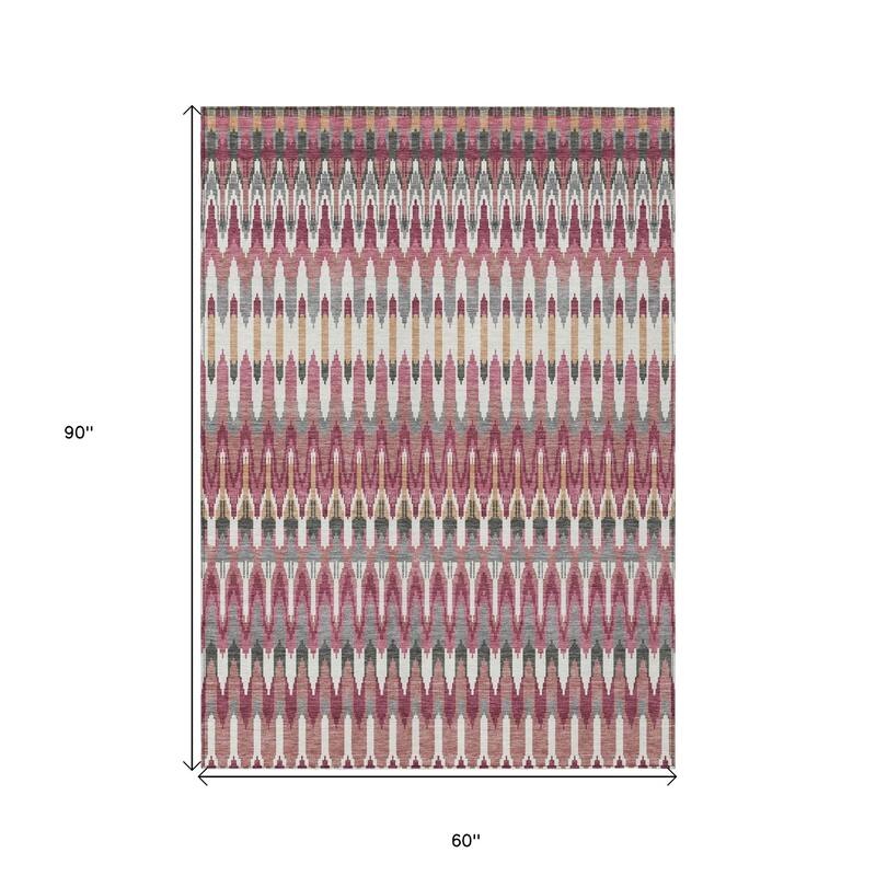 HomeRoots Southwestern Transitional Rectangle Outdoor Rug