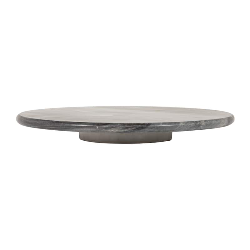 Marble Lazy Susan - Black