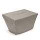 preview thumbnail 1 of 9, LeisureMod Chelsea Waterproof Fabric Rectangle Firepit Table Cover Brown