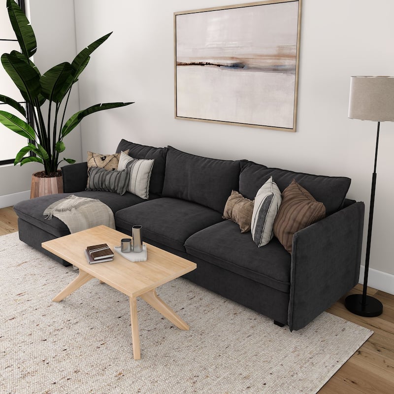 Plank and Beam Verso Rectangular Cross Leg Coffee Table - 40"