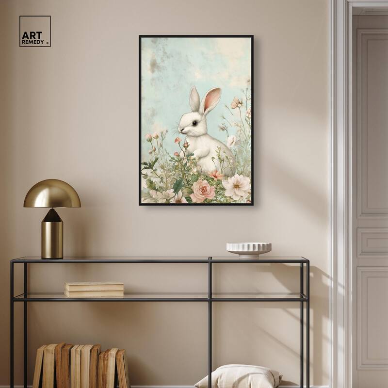 Easter Bunny Canvas by Art Remedy