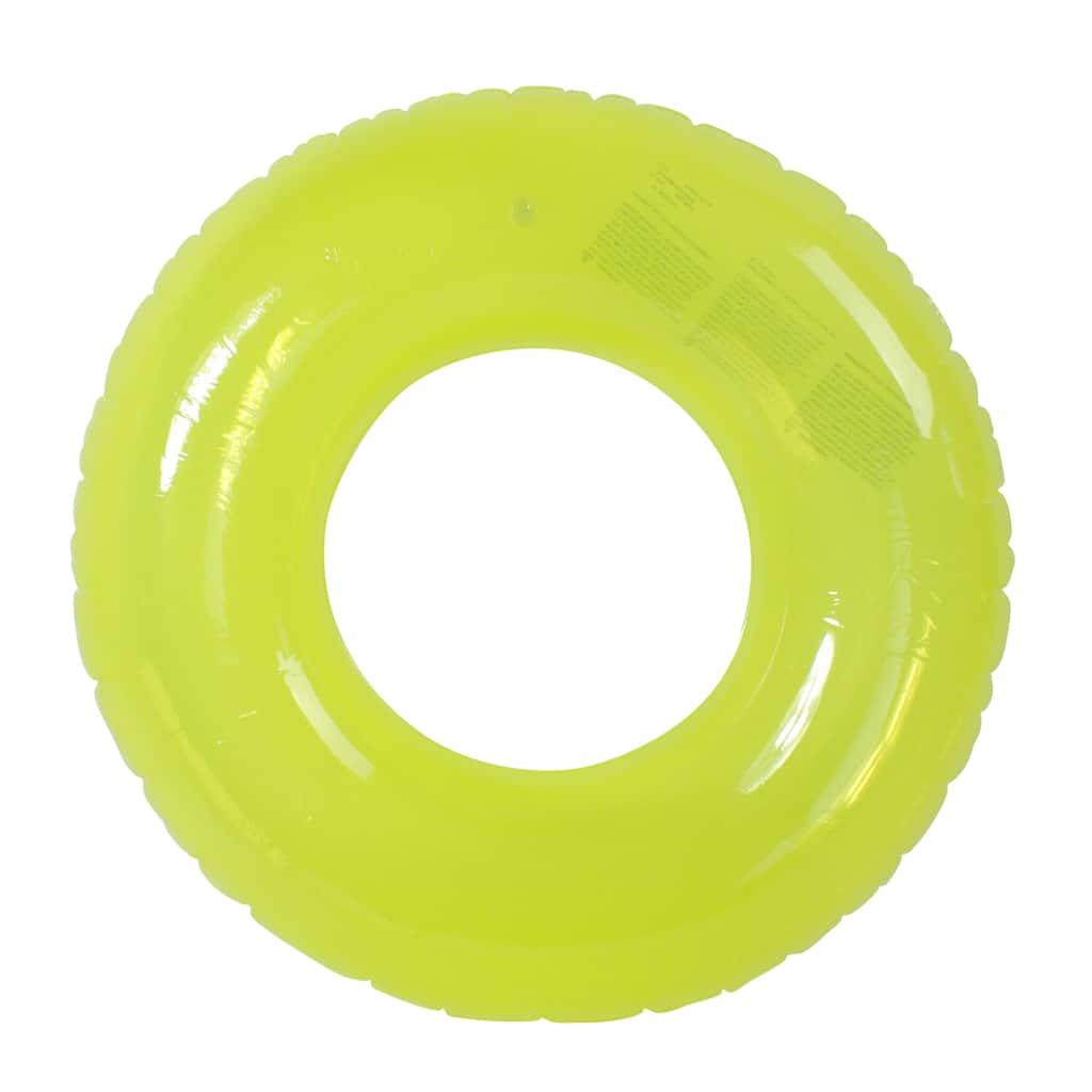 30-Inch Inflatable Bright Yellow Swim Ring Tube Pool Float for Ages 4 and up - 30"