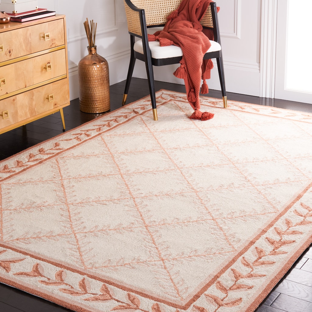 SAFAVIEH Handmade Easy Care Risa Oriental Trellis Rug