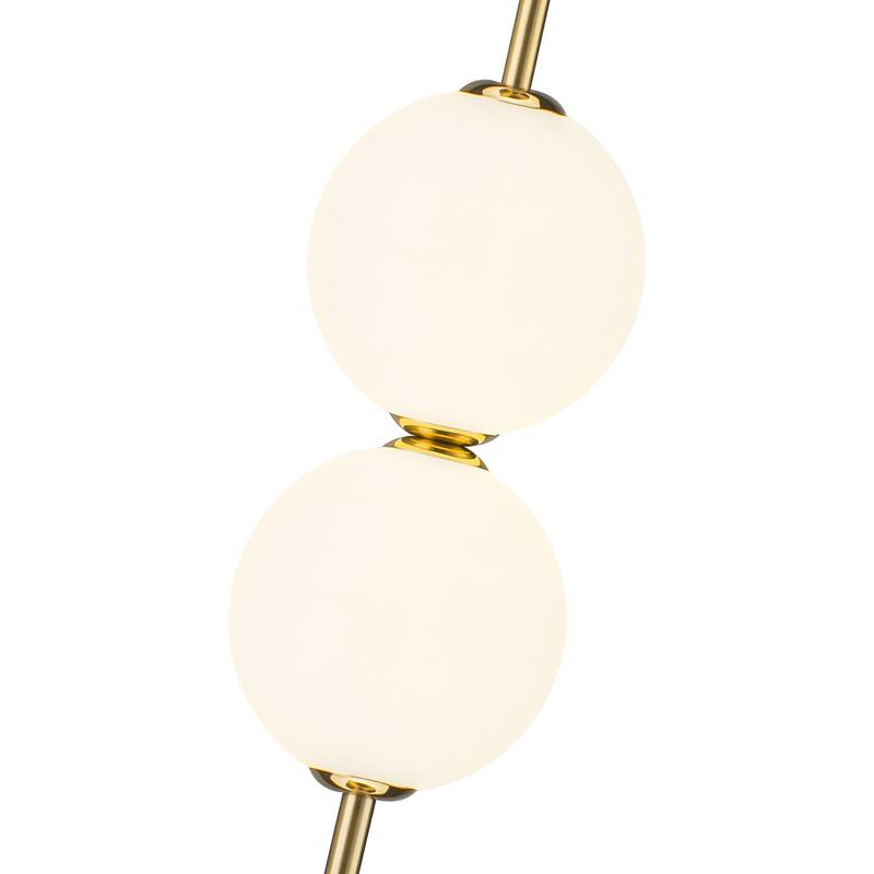 Dual Globe LED Pendant Light Dimmable Modern Hanging Fixture