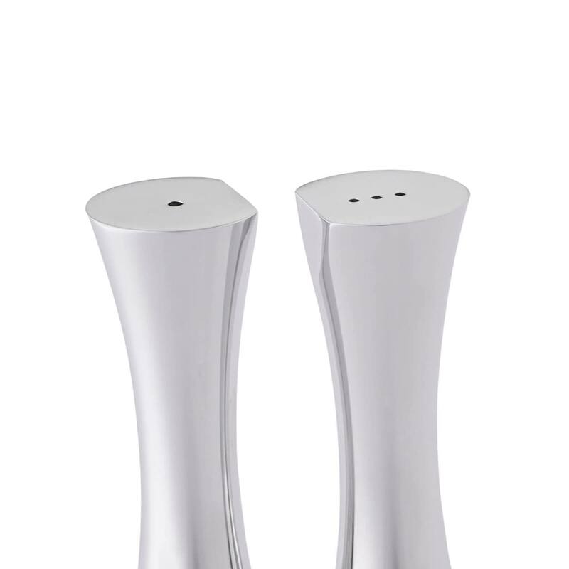 Nambe Kissing Salt and Pepper Shakers - 5" H