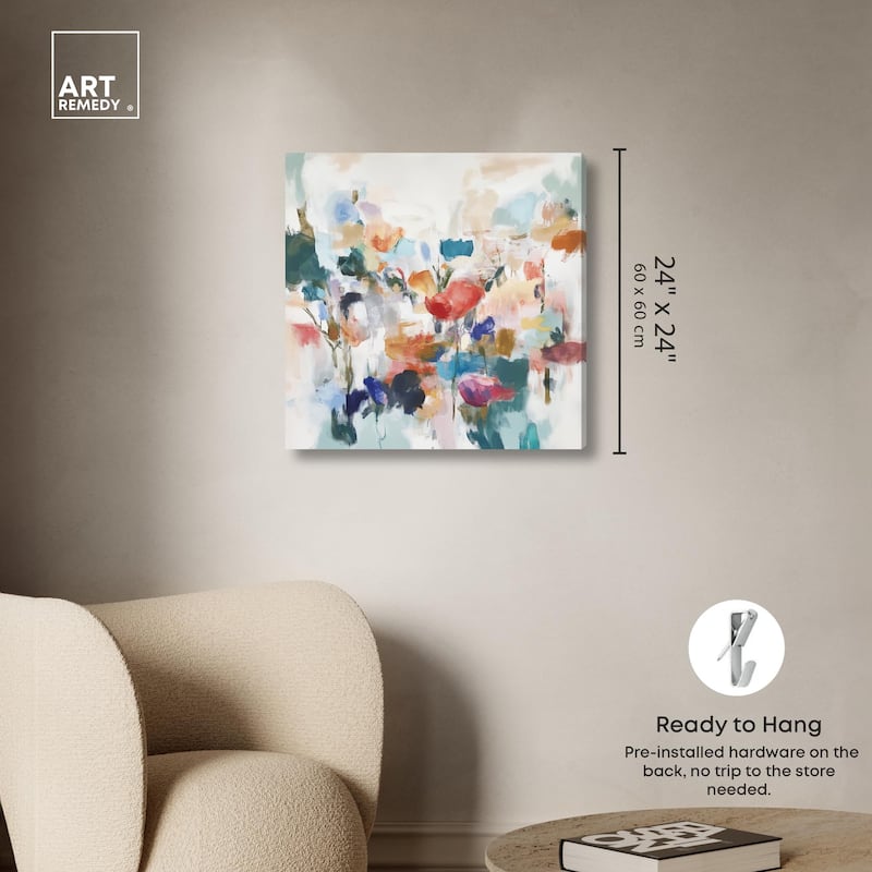 Riot of Color Canvas by Art Remedy, Gallery Wrapped