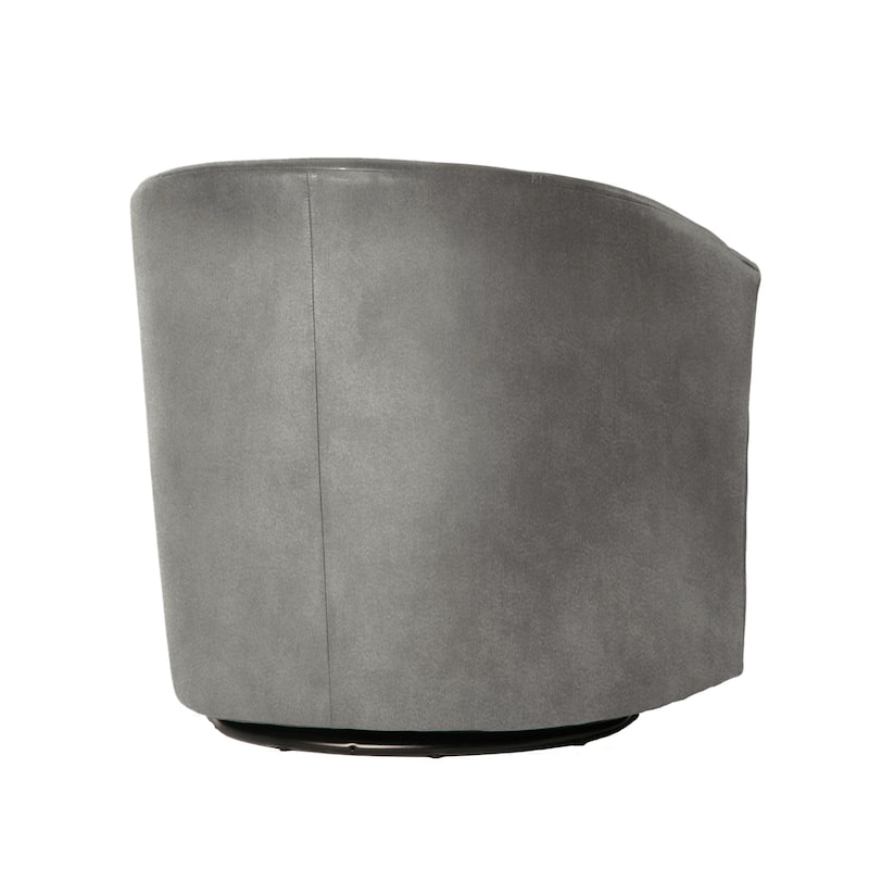 Ellery Modern Microfiber Swivel Accent Chair by Greyson Living