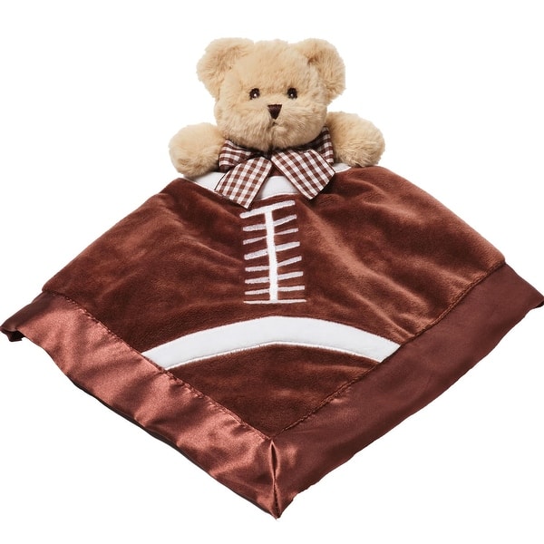 slide 2 of 6, Bearington Baby Touchdown 15" Football Teddy Bear Snuggler