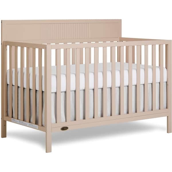 slide 2 of 23, Dream On Me Ivy 5-in-1 Convertible Full-Size Baby Crib Almond Butter